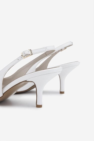 Valmenti Kadın Vegan Beyaz Topuklu Ayakkabı