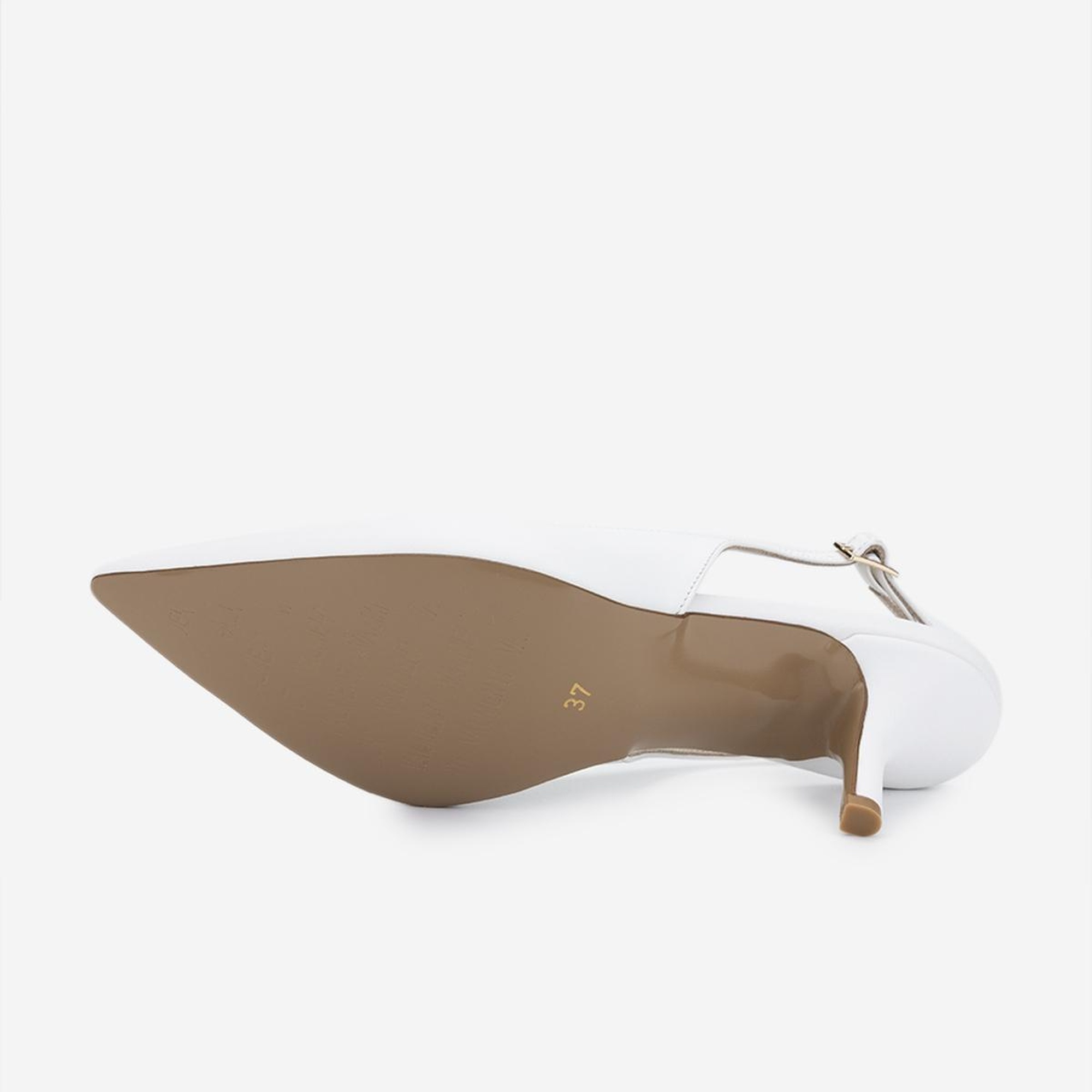 Valmenti Kadın Vegan Beyaz Topuklu Ayakkabı