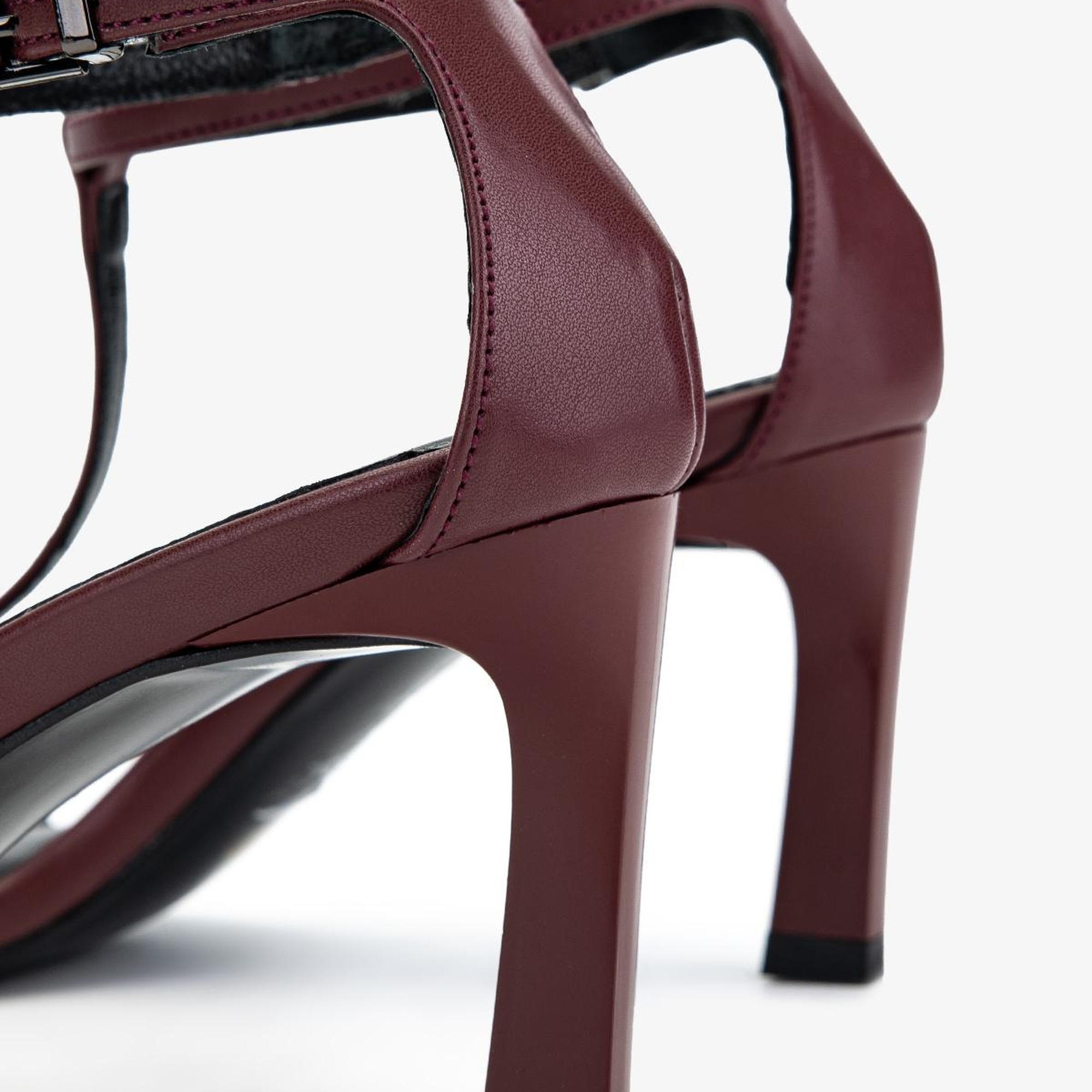 Valmenti Kadın Vegan Bordo Topuklu Ayakkabı