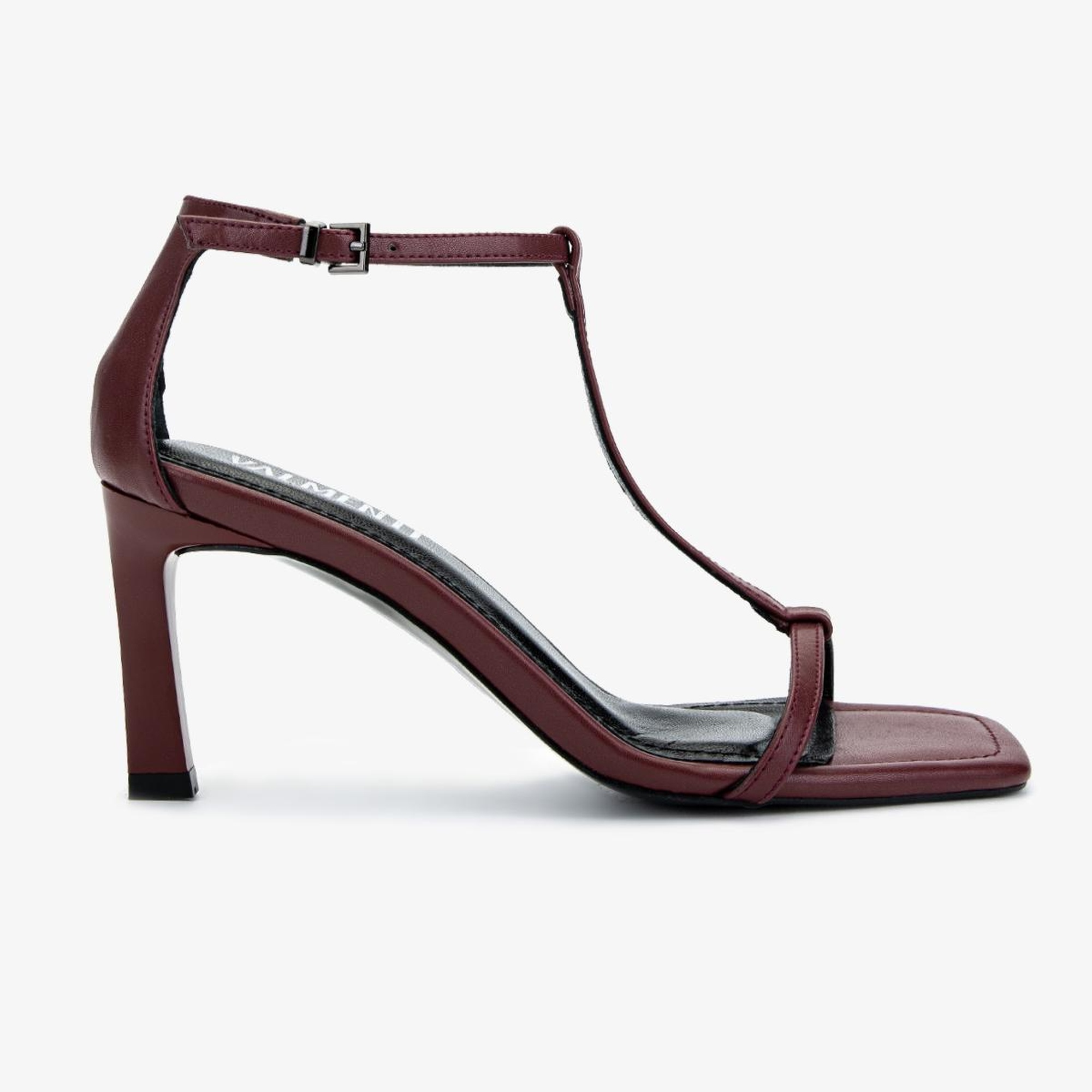 Valmenti Kadın Vegan Bordo Topuklu Ayakkabı