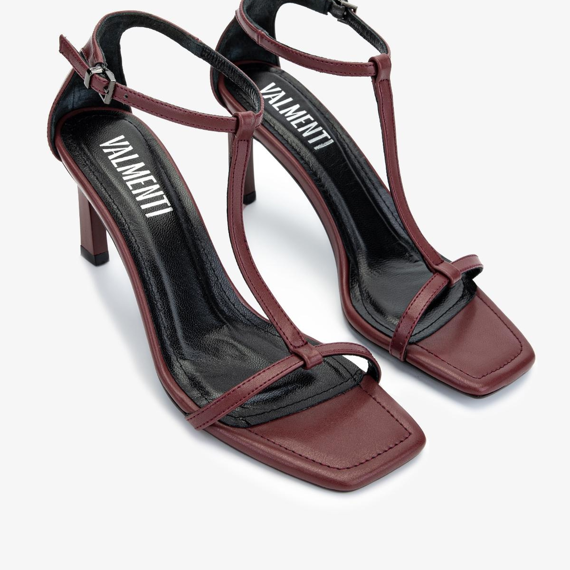 Valmenti Kadın Vegan Bordo Topuklu Ayakkabı