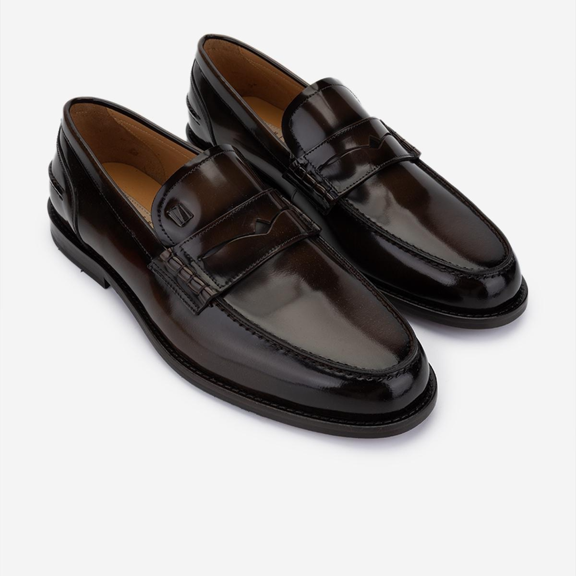 Valmenti Erkek Hakiki Deri Kahverengi Klasik Ayakkabı