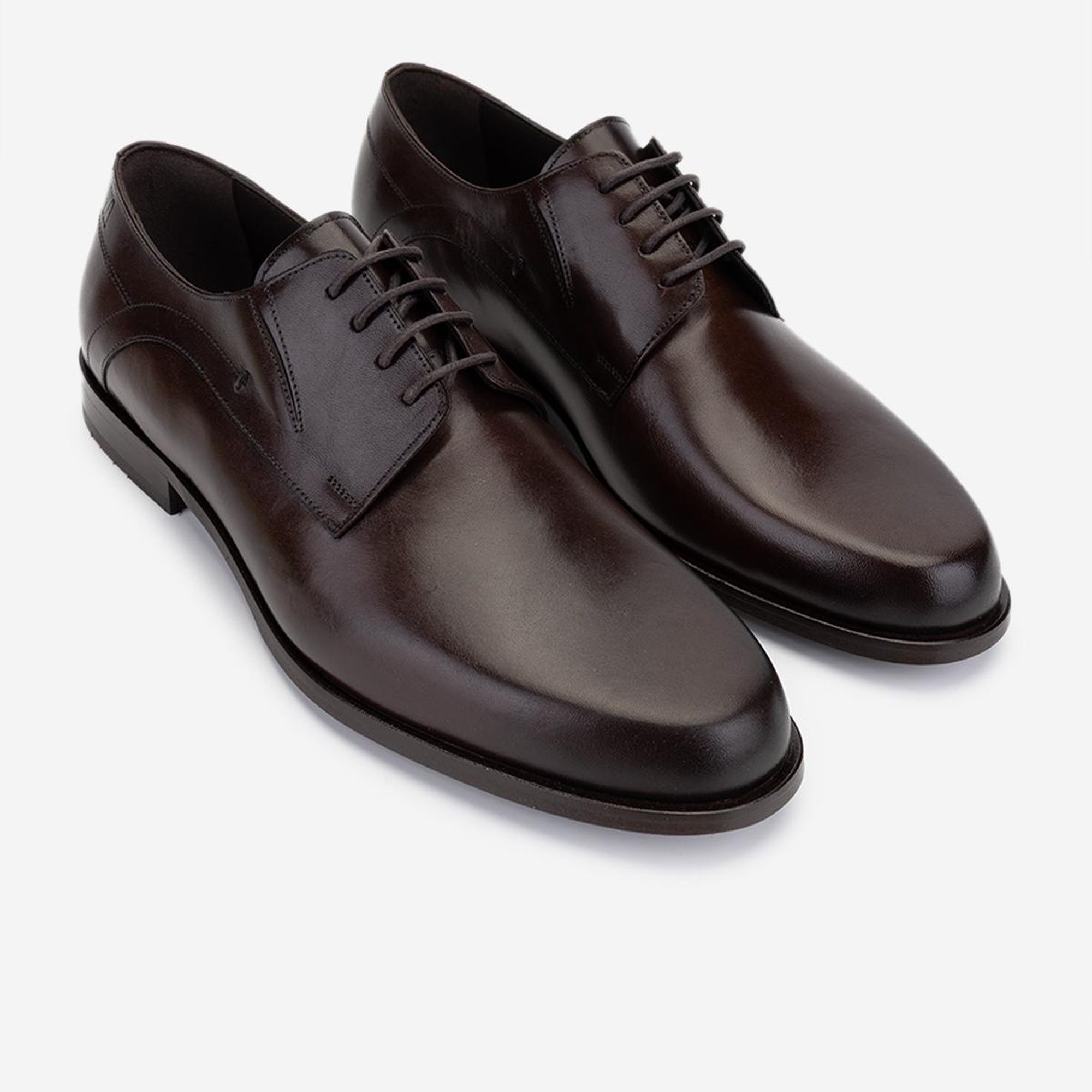 Valmenti Erkek Hakiki Deri Kahverengi Deri Klasik Ayakkabı