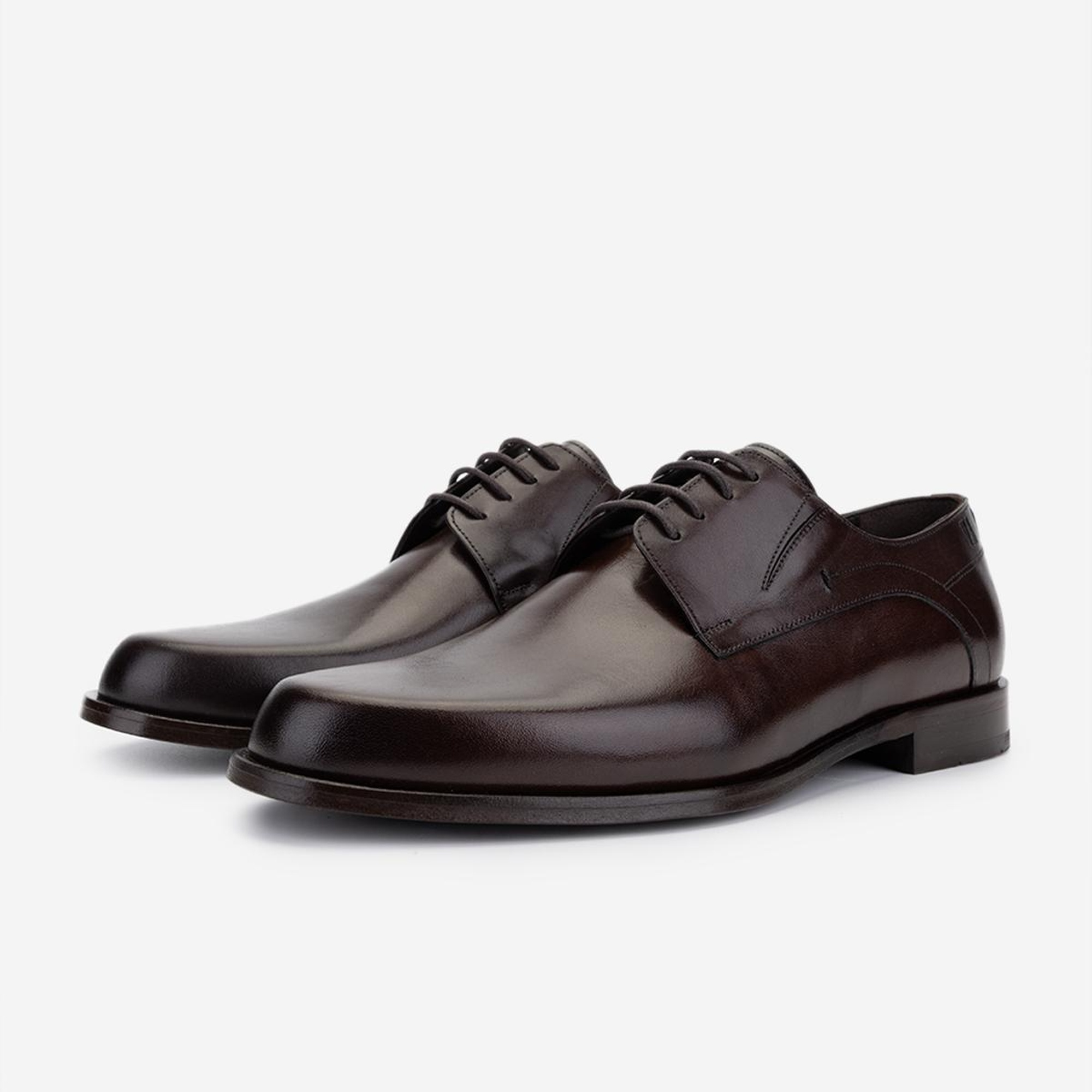 Valmenti Erkek Hakiki Deri Kahverengi Deri Klasik Ayakkabı