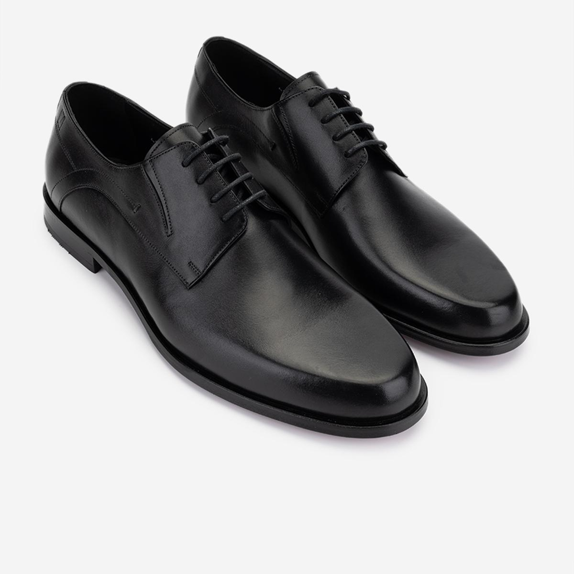 Valmenti Erkek Hakiki Deri Siyah Deri Klasik Ayakkabı