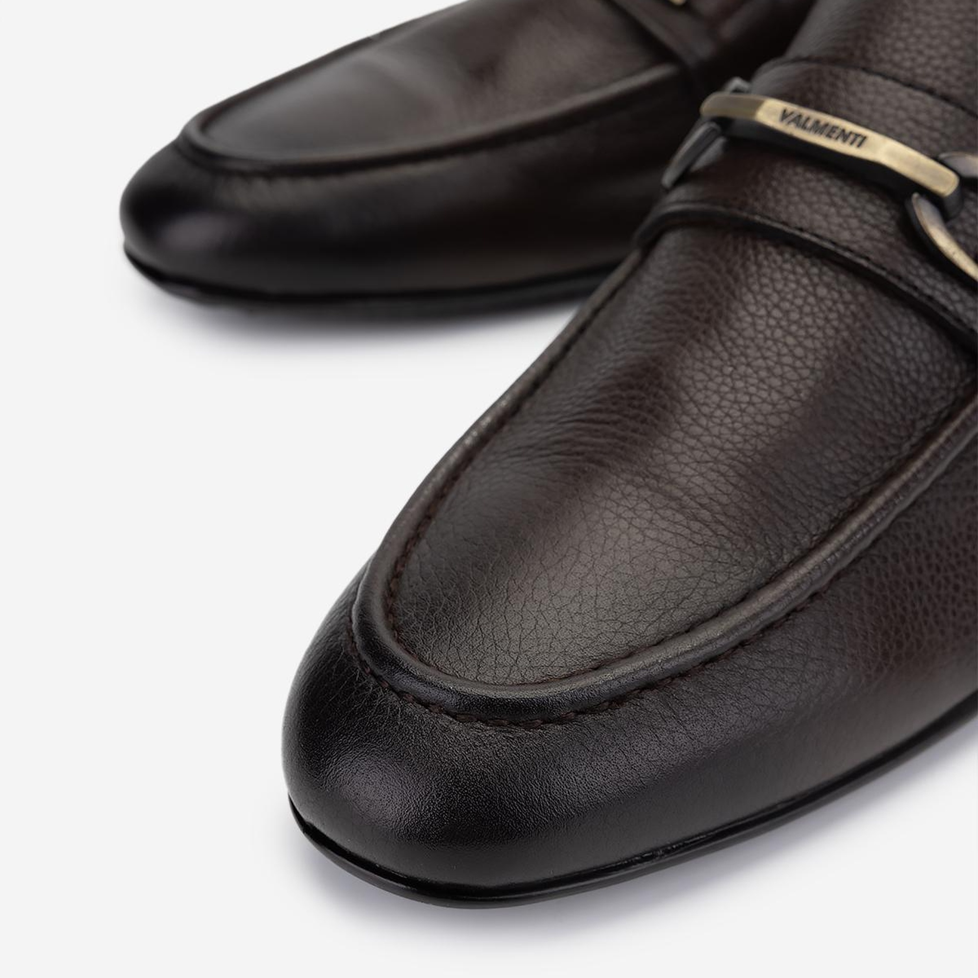 Valmenti Erkek Hakiki Deri Kahverengi Klasik Ayakkabı