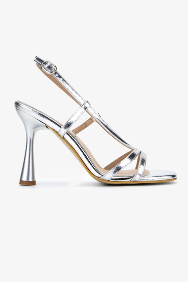  Valmenti Kadın Lame Topuklu Ayakkabı