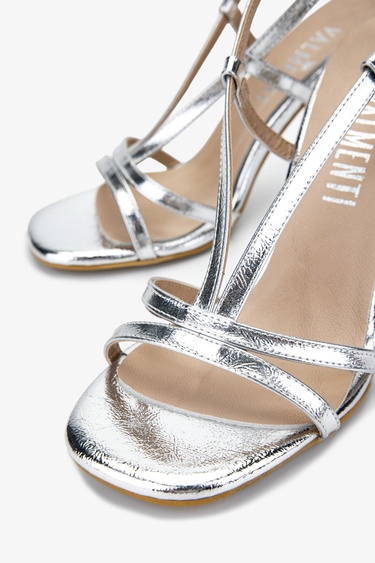  Valmenti Kadın Lame Topuklu Ayakkabı