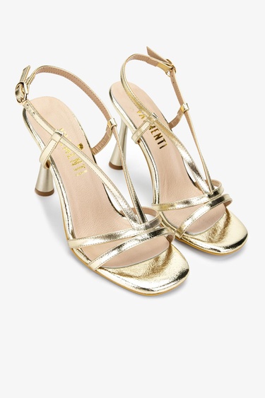  Valmenti Kadın Dore Topuklu Ayakkabı