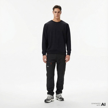  Trespass Passcode Erkek Siyah Günlük Pantolon