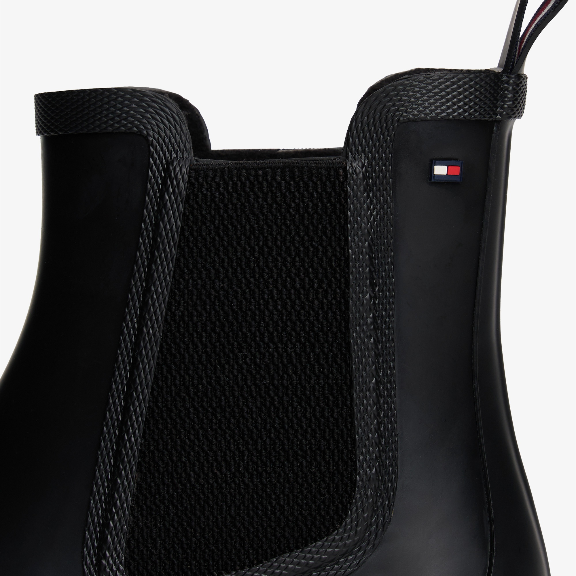 Tommy Hilfiger Flag Ankle Warm Lining Kadın Siyah Bot