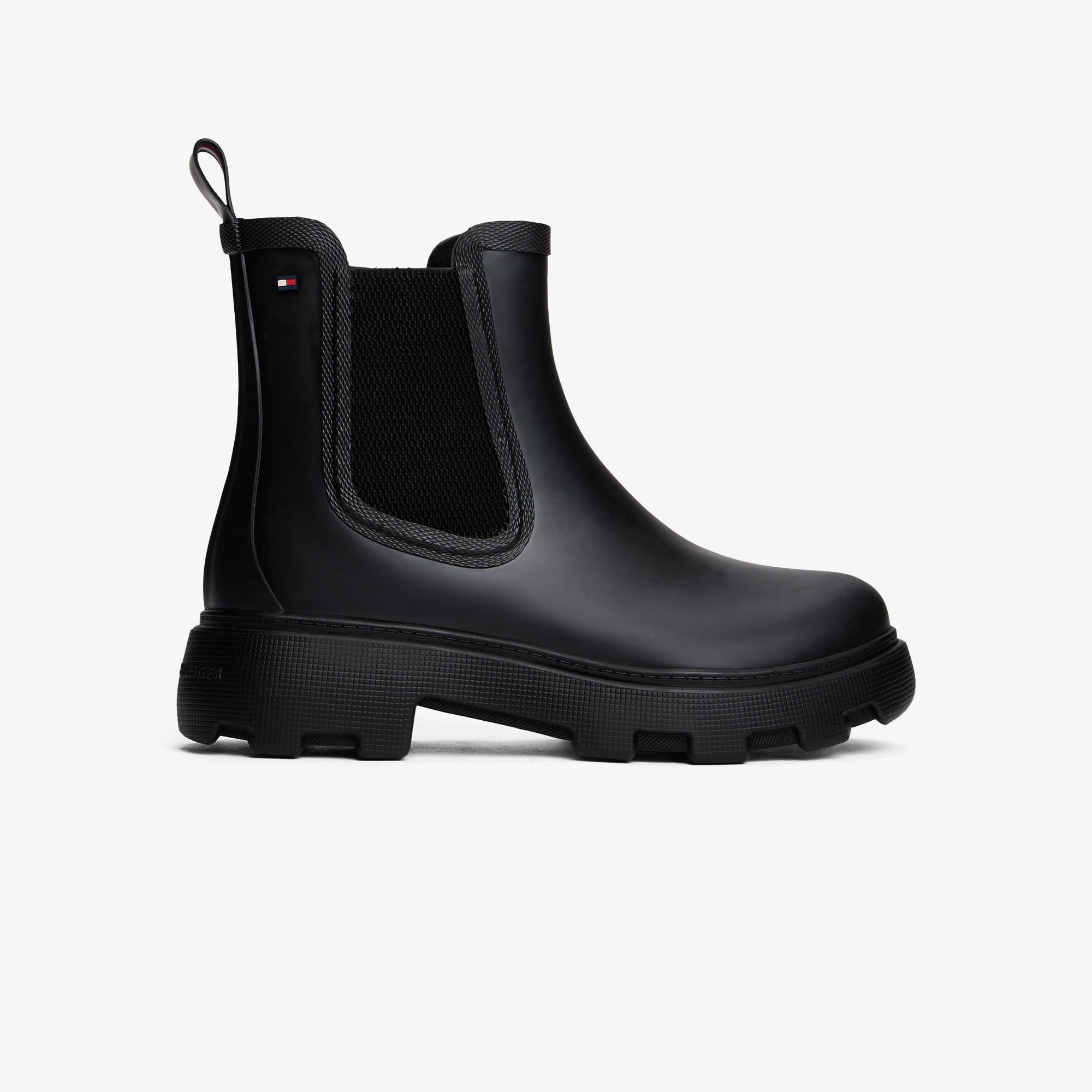 Tommy Hilfiger Flag Ankle Warm Lining Kadın Siyah Bot