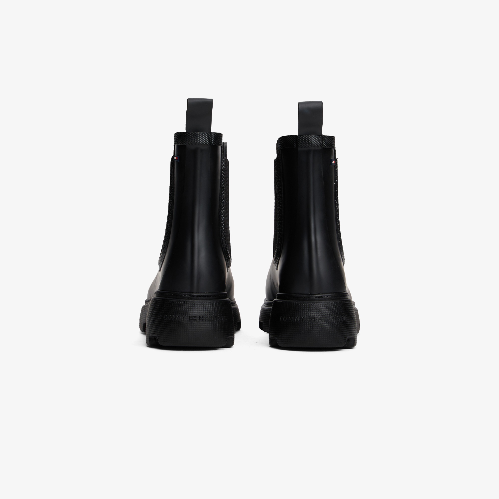 Tommy Hilfiger Flag Ankle Warm Lining Kadın Siyah Bot