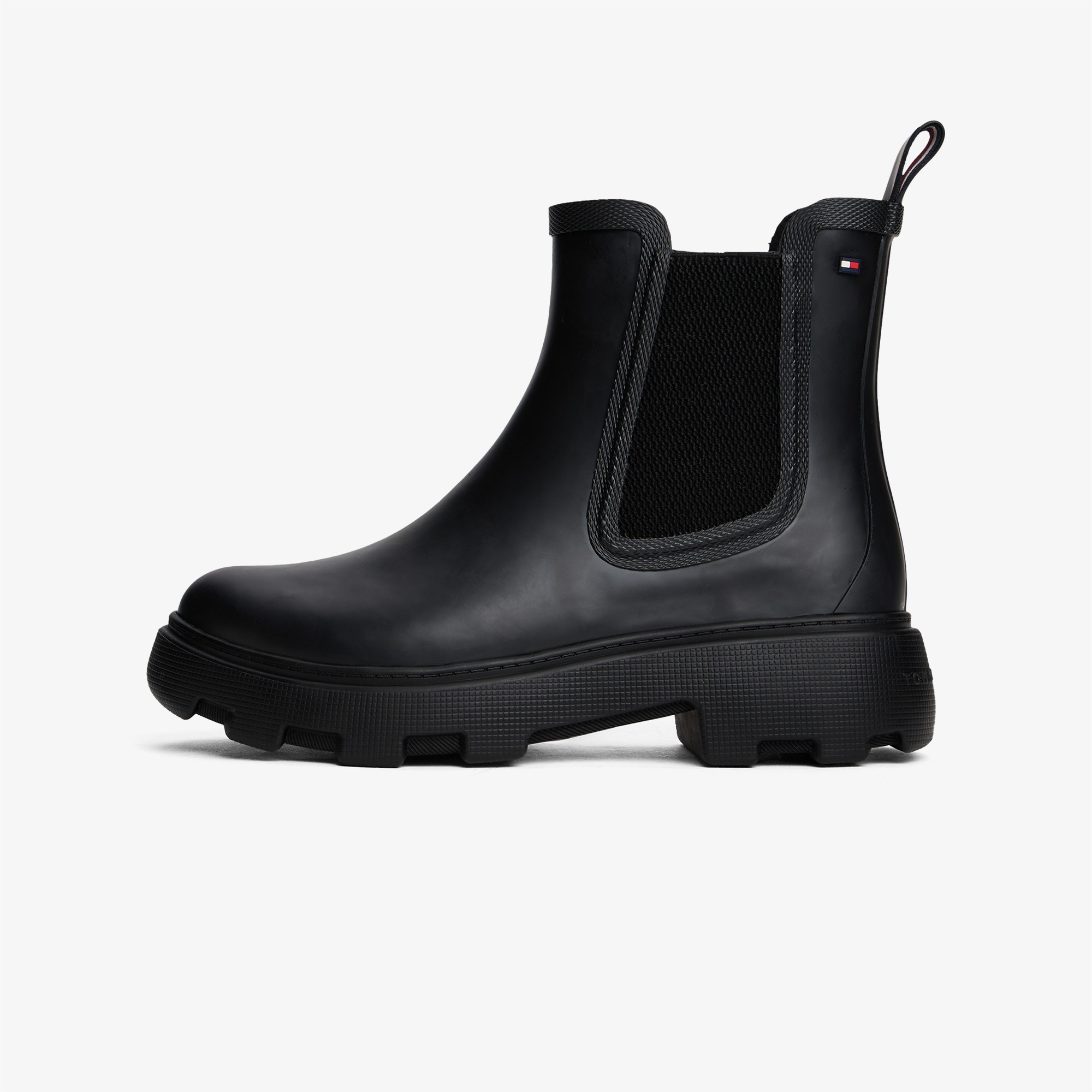 Tommy Hilfiger Flag Ankle Warm Lining Kadın Siyah Bot