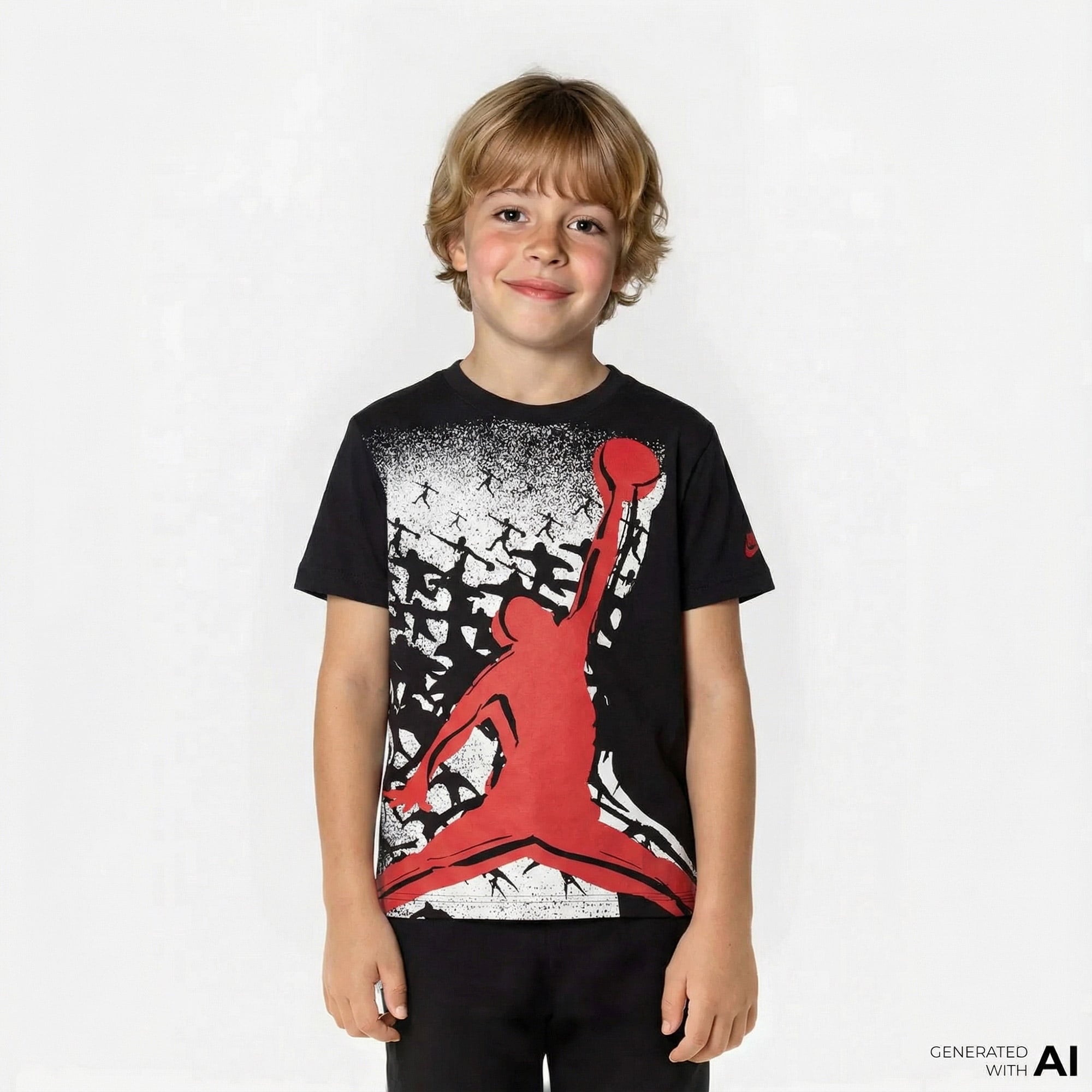  Jordan Brand Çocuk Siyah T-Shirt