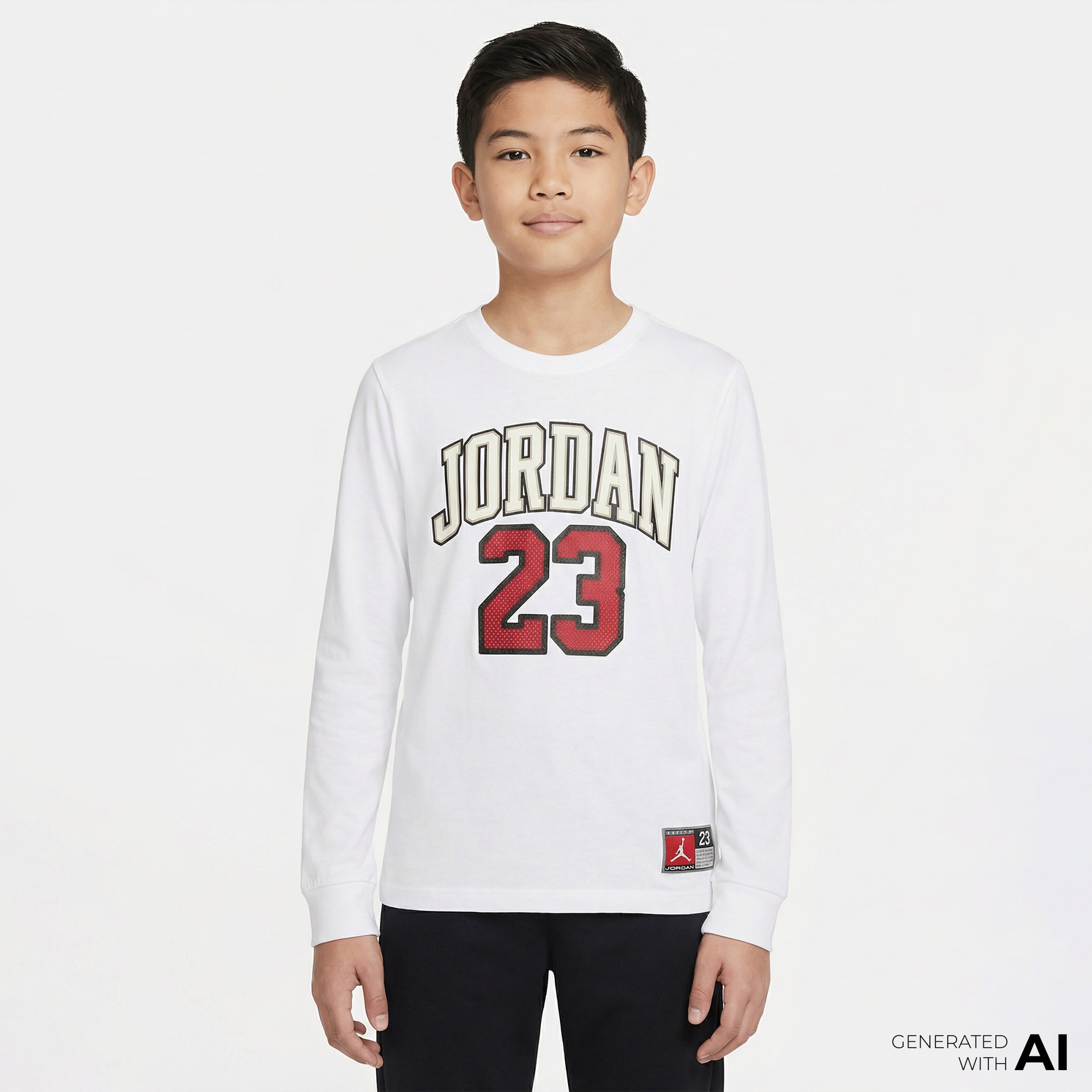 Jordan Practice Flight Çocuk Beyaz Sweatshirt