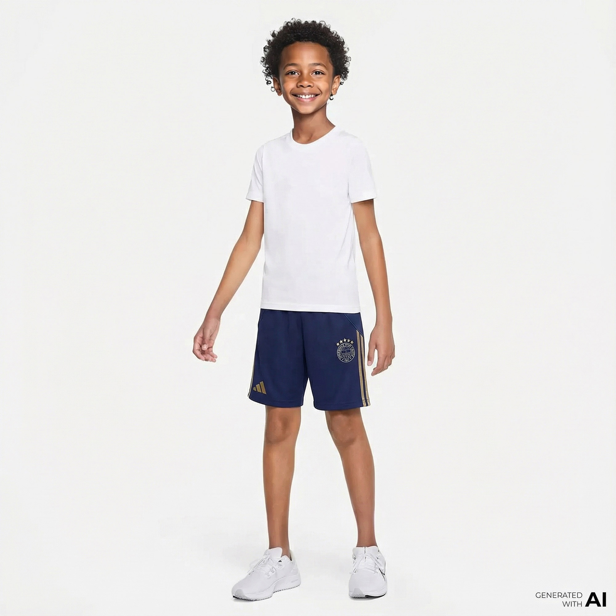 adidas Fenerbahçe 25-26 Çocuk Lacivert Alternatif Futbol Şortu