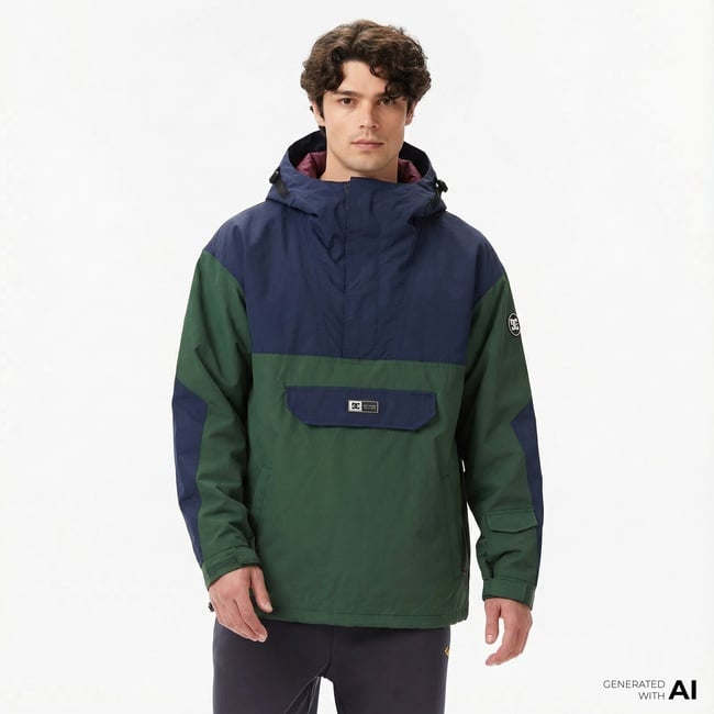  DC 43 Erkek Yeşil Yağmurluk