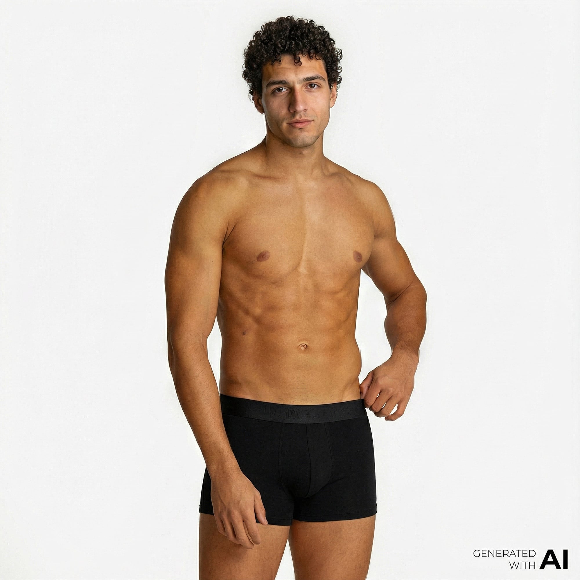 UNITED4 Classic Erkek Siyah Boxer