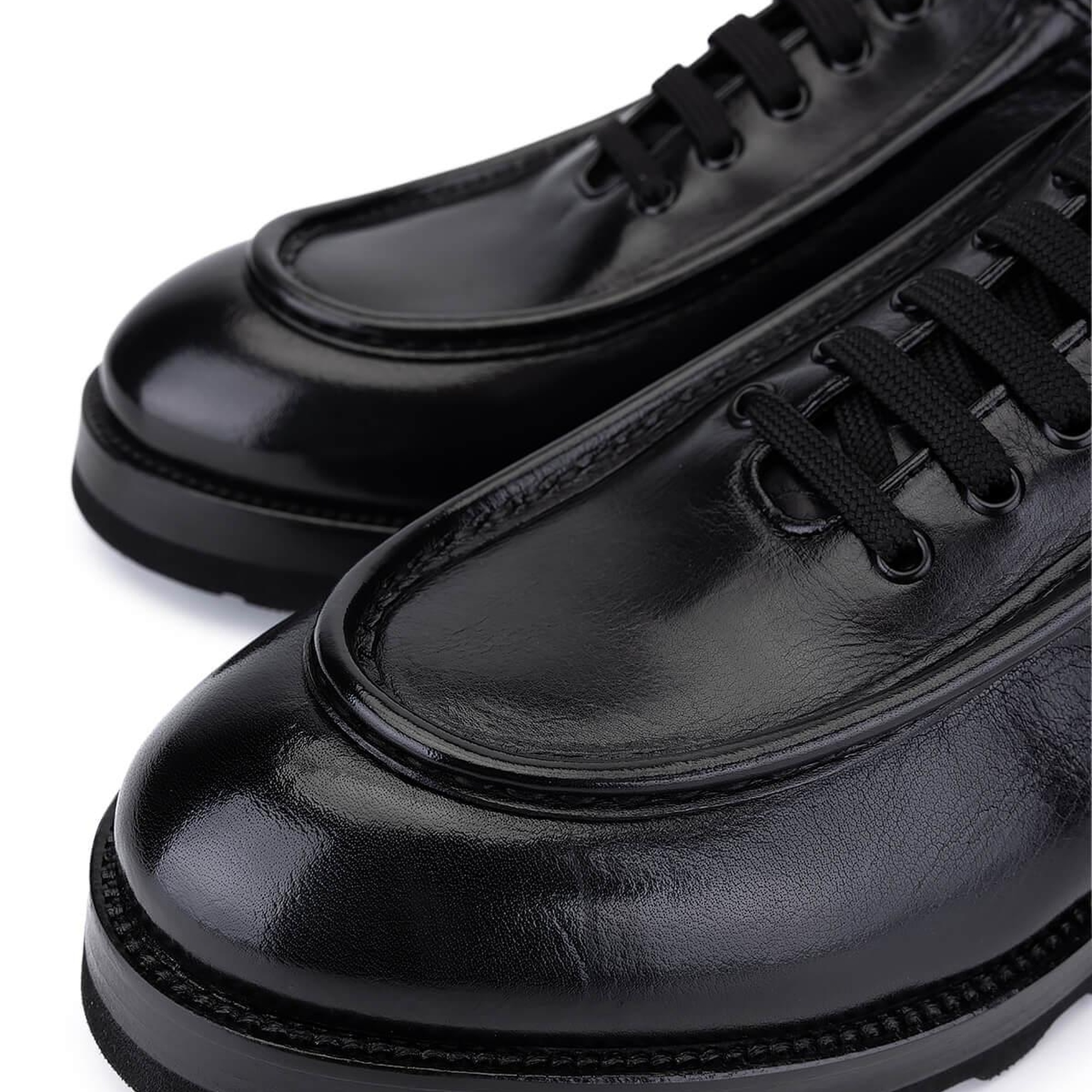 Tamer Tanca Erkek Hakiki Deri Siyah Casual Ayakkabı