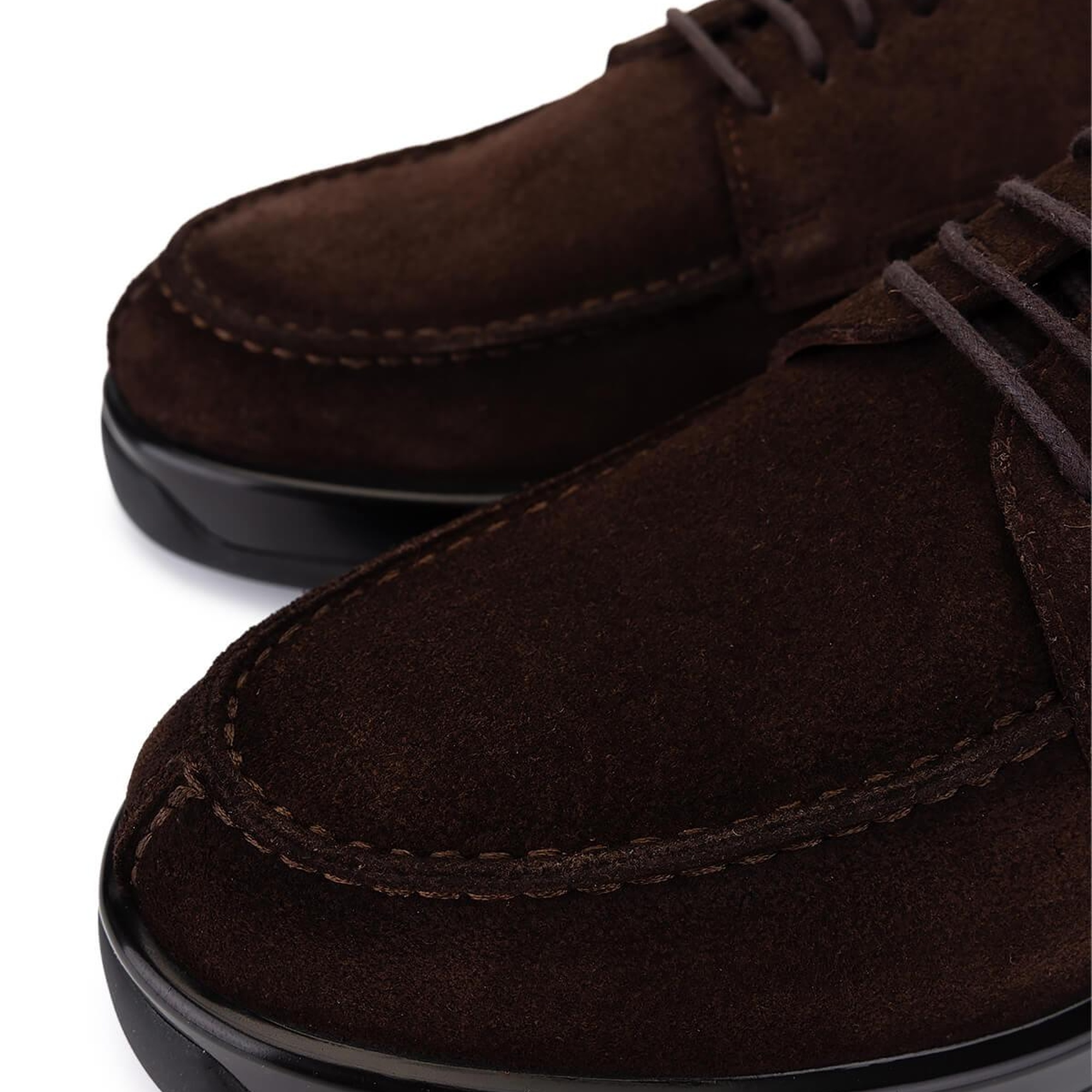 Tamer Tanca Erkek Hakiki Deri Kahverengi Süet Casual Ayakkabı