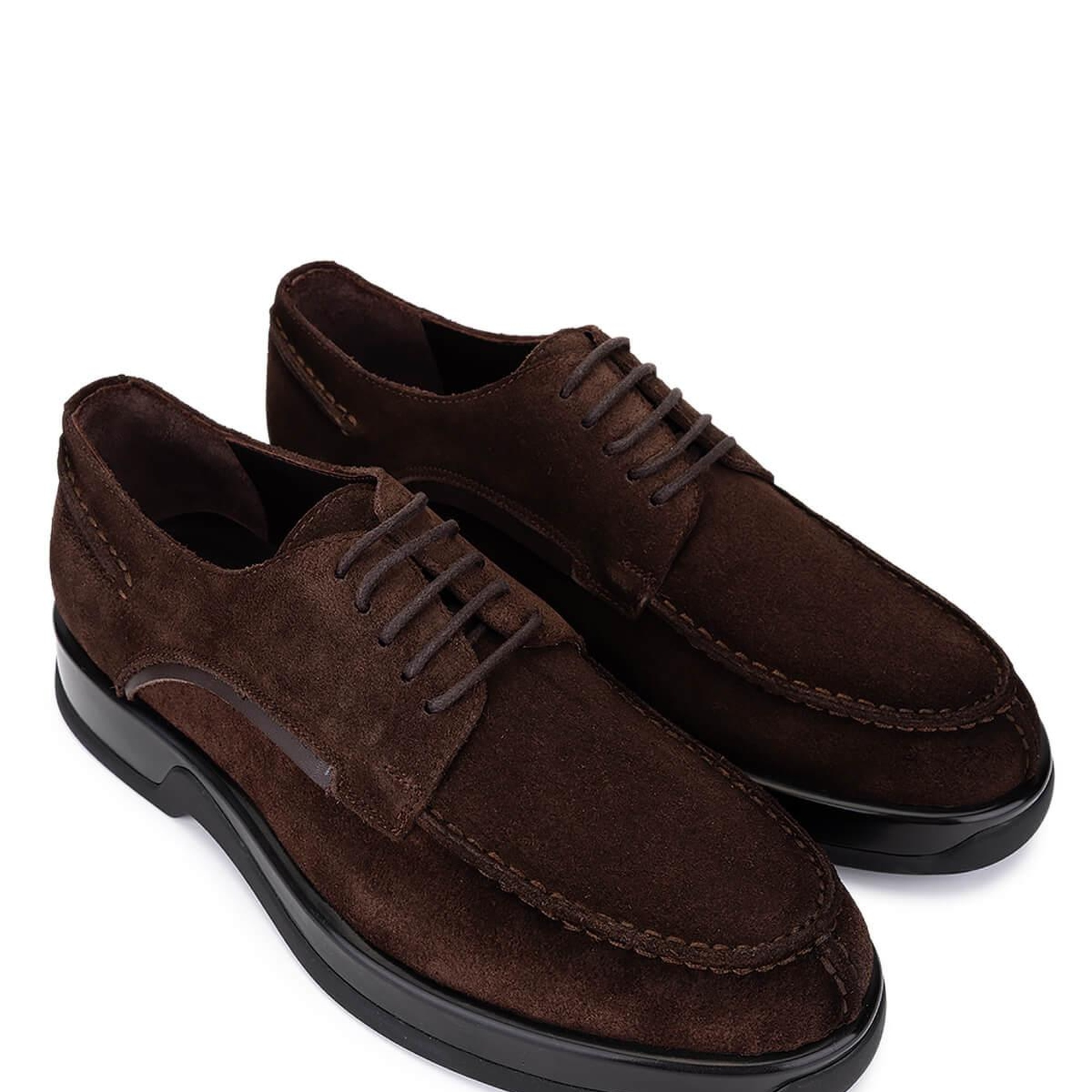 Tamer Tanca Erkek Hakiki Deri Kahverengi Süet Casual Ayakkabı