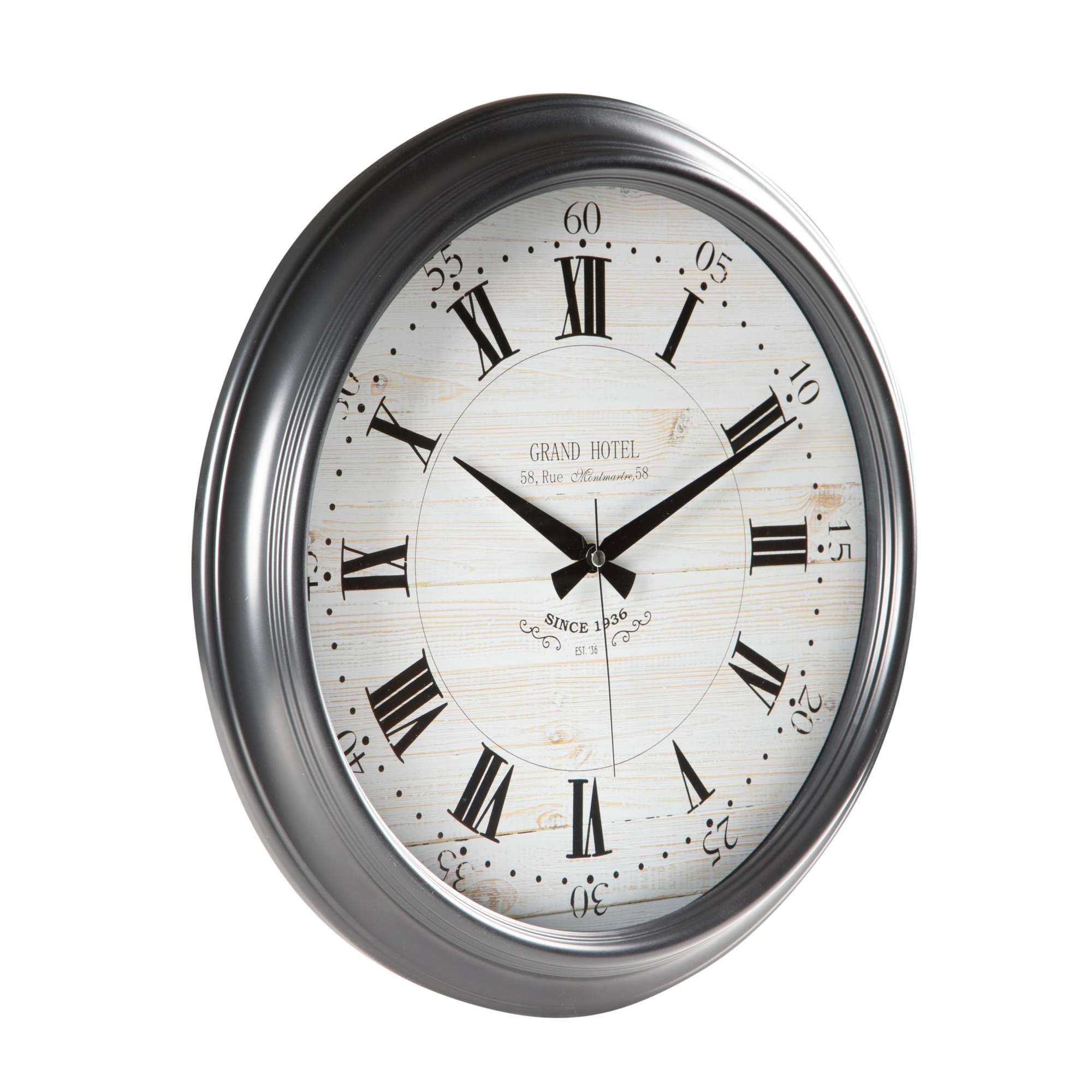 GRAND HOTEL DUVAR SAATİ SİYAH 46CM