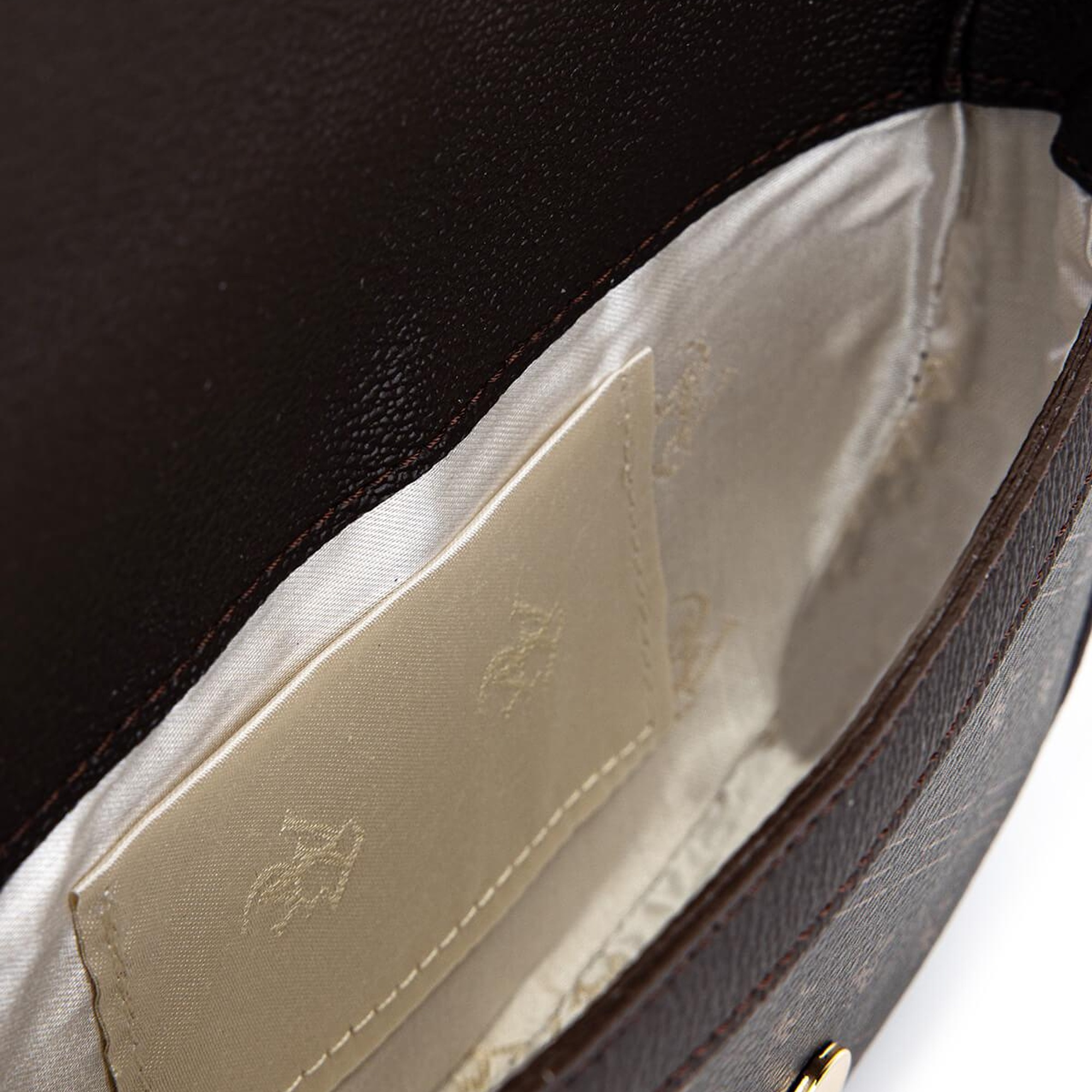 Tamer Tanca Kadın Suni Deri Kahverengi Desen Postacı Çanta