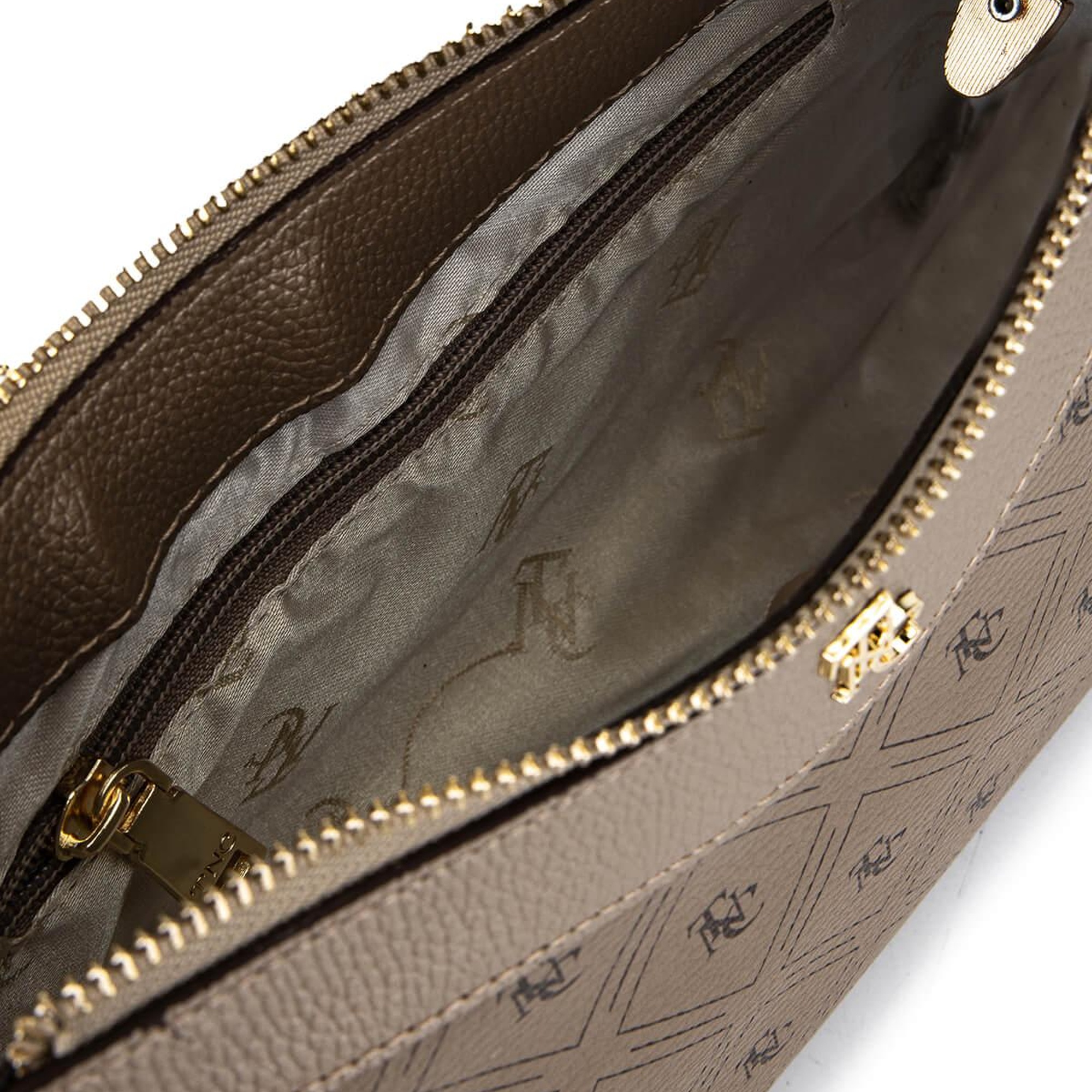 Tamer Tanca Kadın Suni Deri Altın Desen Postacı Çanta