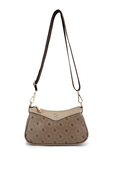  Tamer Tanca Kadın Suni Deri Altın Desen Postacı Çanta