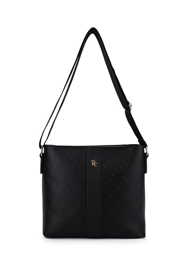  Tamer Tanca Kadın Suni Deri Siyah Postacı Çanta