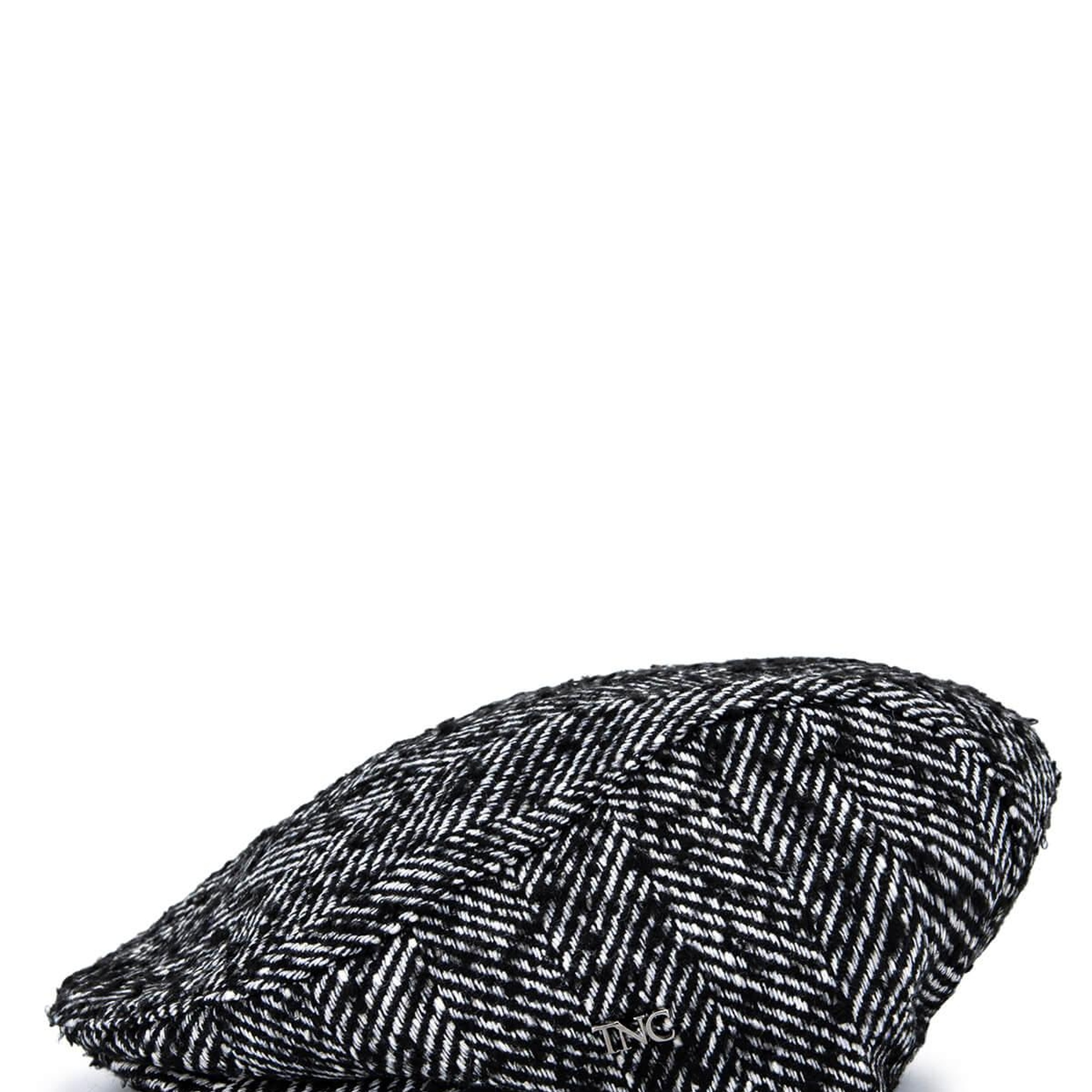 Tamer Tanca Erkek Tekstil Siyah/Beyaz London Şapka