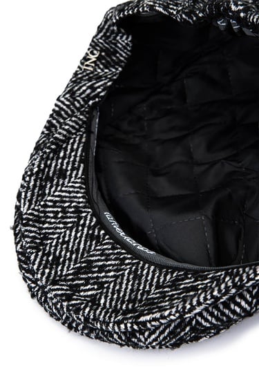  Tamer Tanca Erkek Tekstil Siyah/Beyaz London Şapka