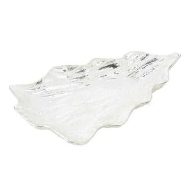  SILVER NEW YEAR DEKORATİF KASE  21 CM