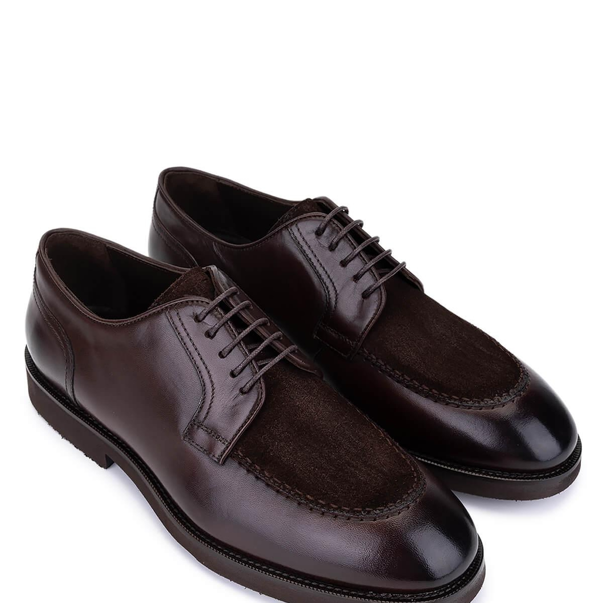 Tamer Tanca Erkek Hakiki Deri Kahverengi Klasik Ayakkabı