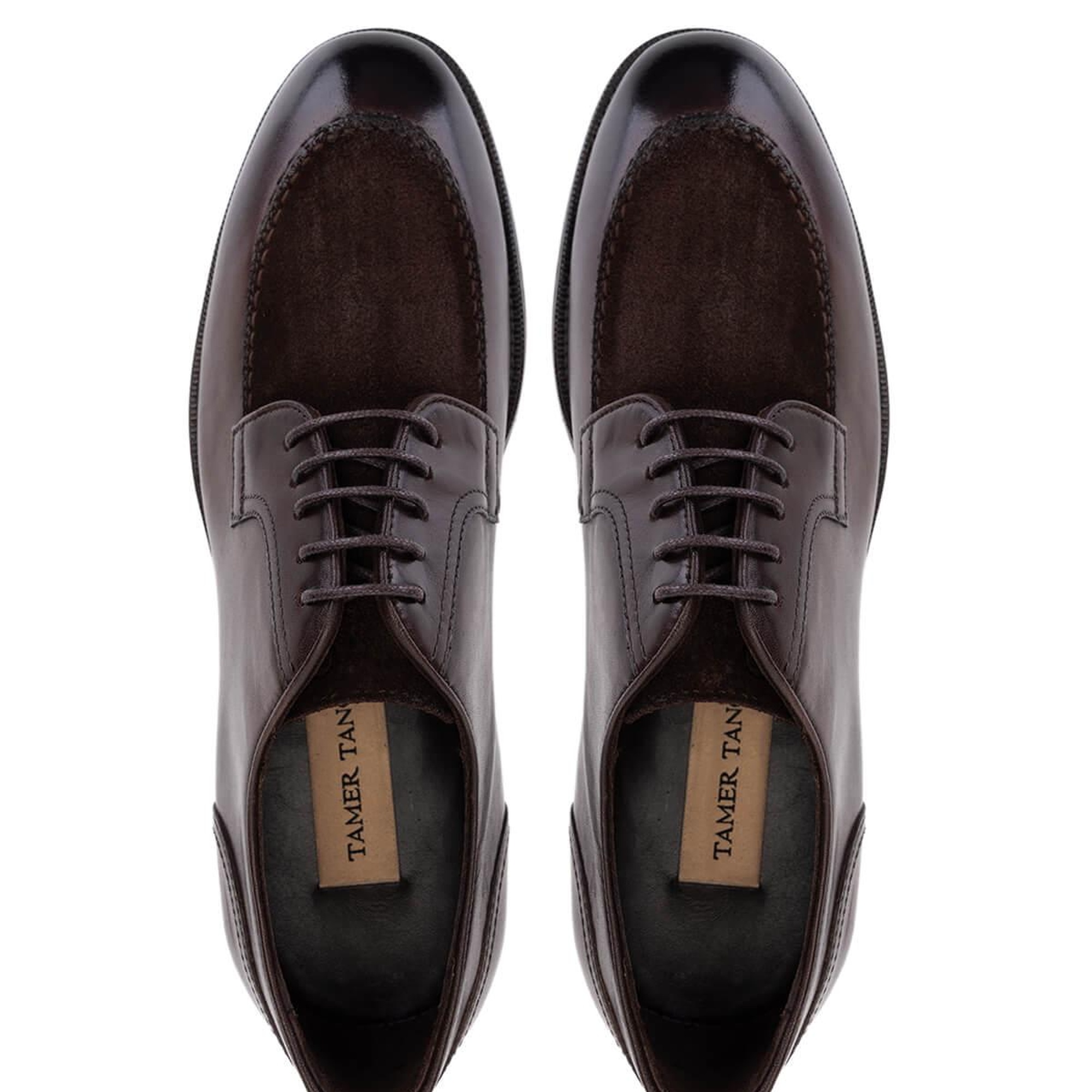 Tamer Tanca Erkek Hakiki Deri Kahverengi Klasik Ayakkabı
