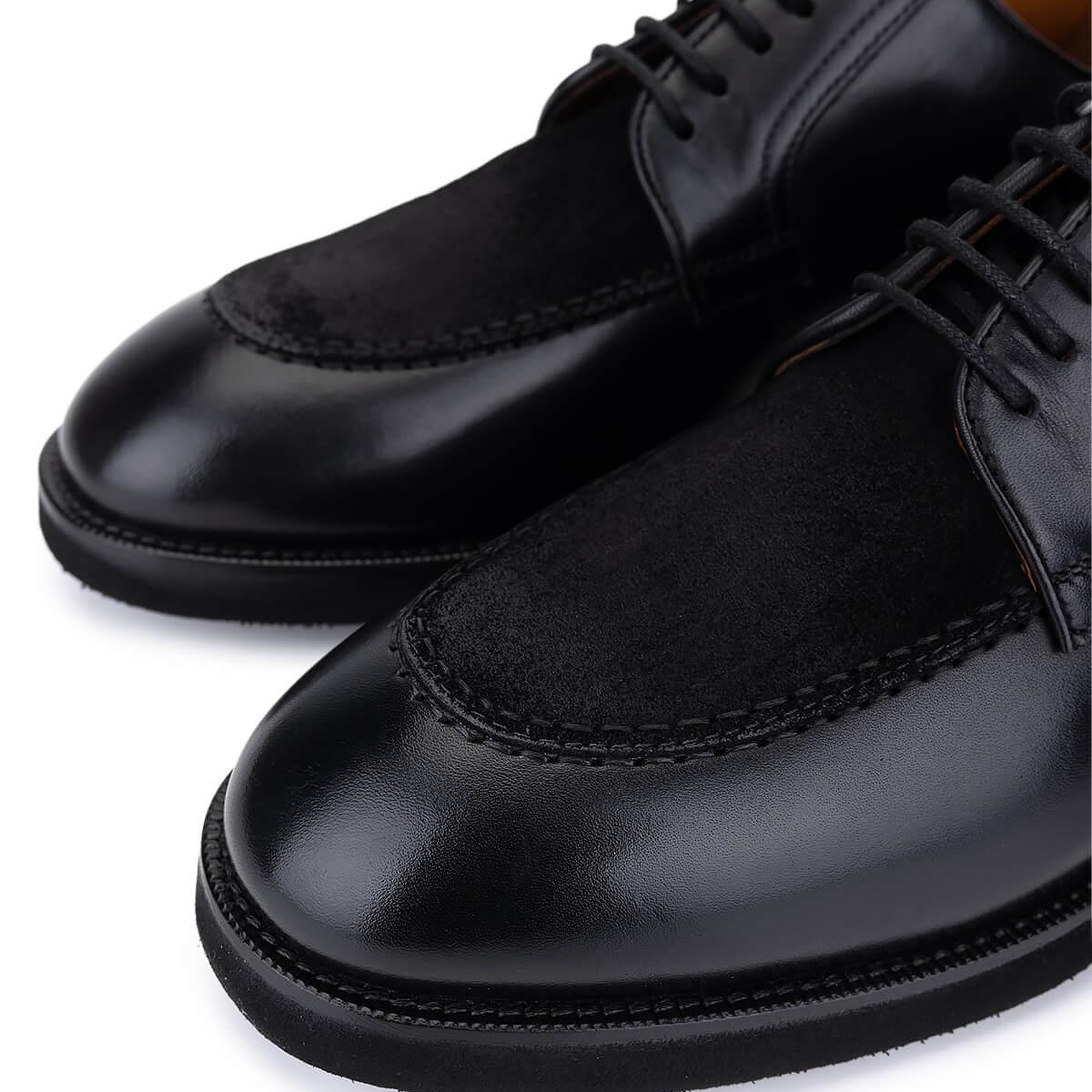 Tamer Tanca Erkek Hakiki Deri Siyah Klasik Ayakkabı