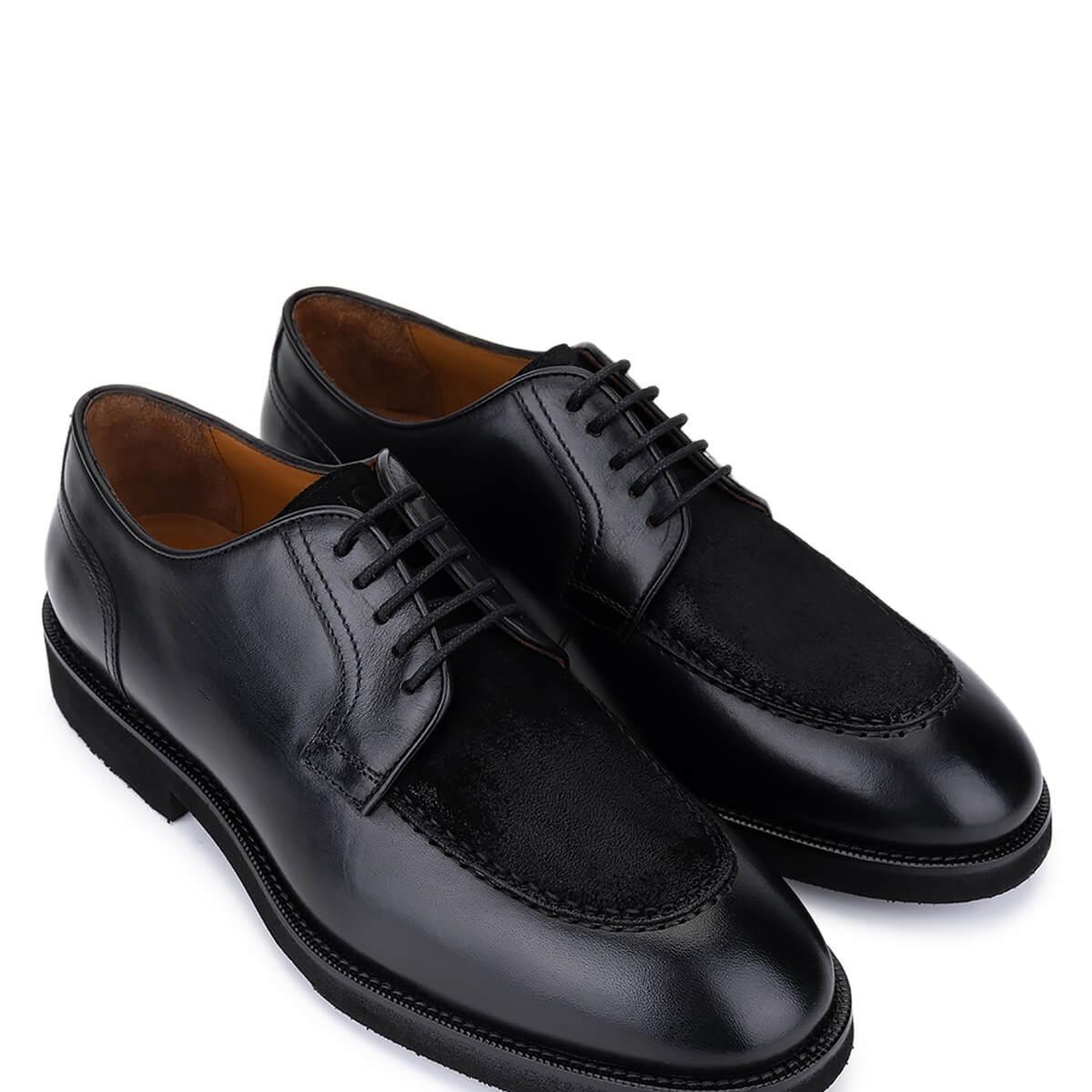 Tamer Tanca Erkek Hakiki Deri Siyah Klasik Ayakkabı