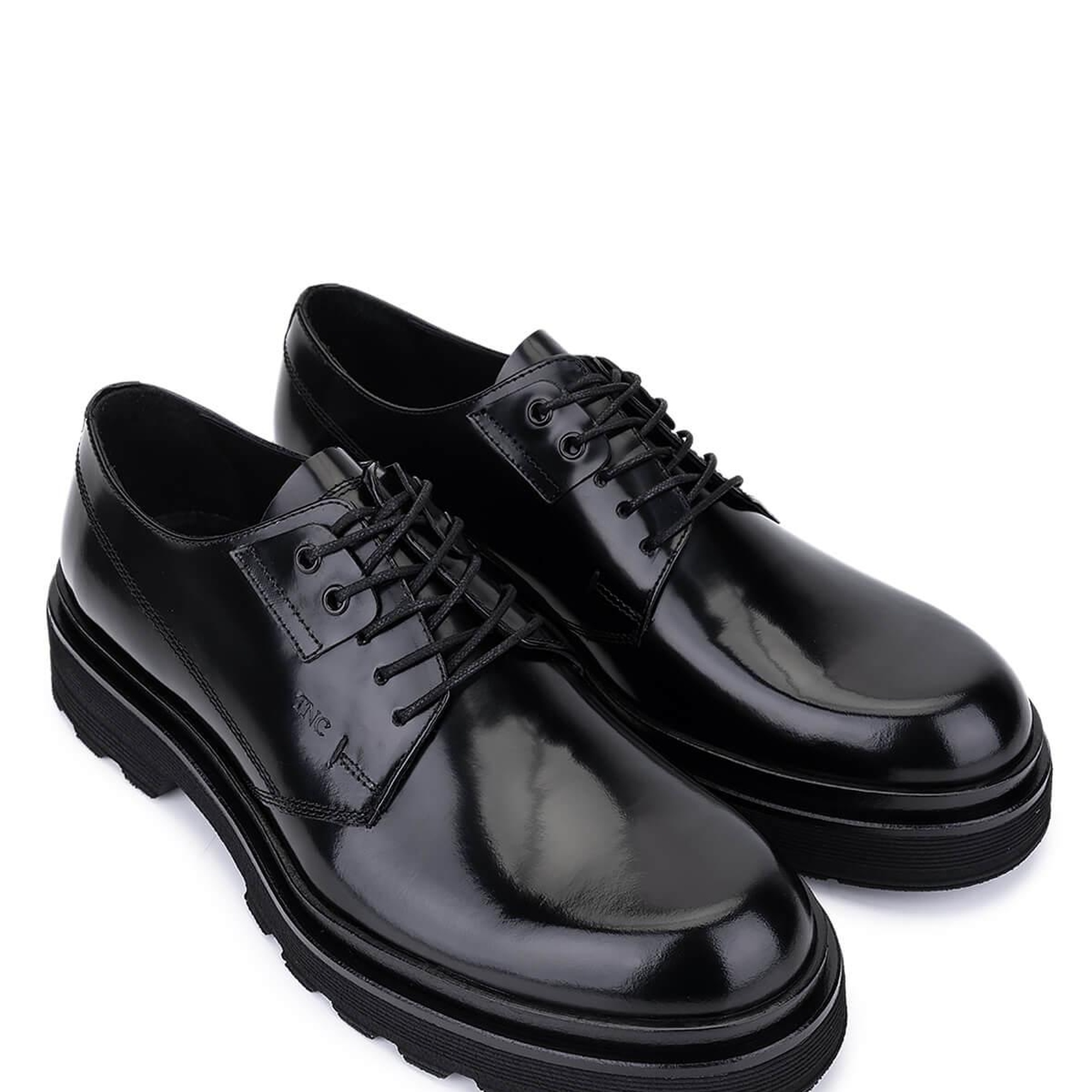 Tamer Tanca Erkek Hakiki Deri Siyah Deri Casual Ayakkabı