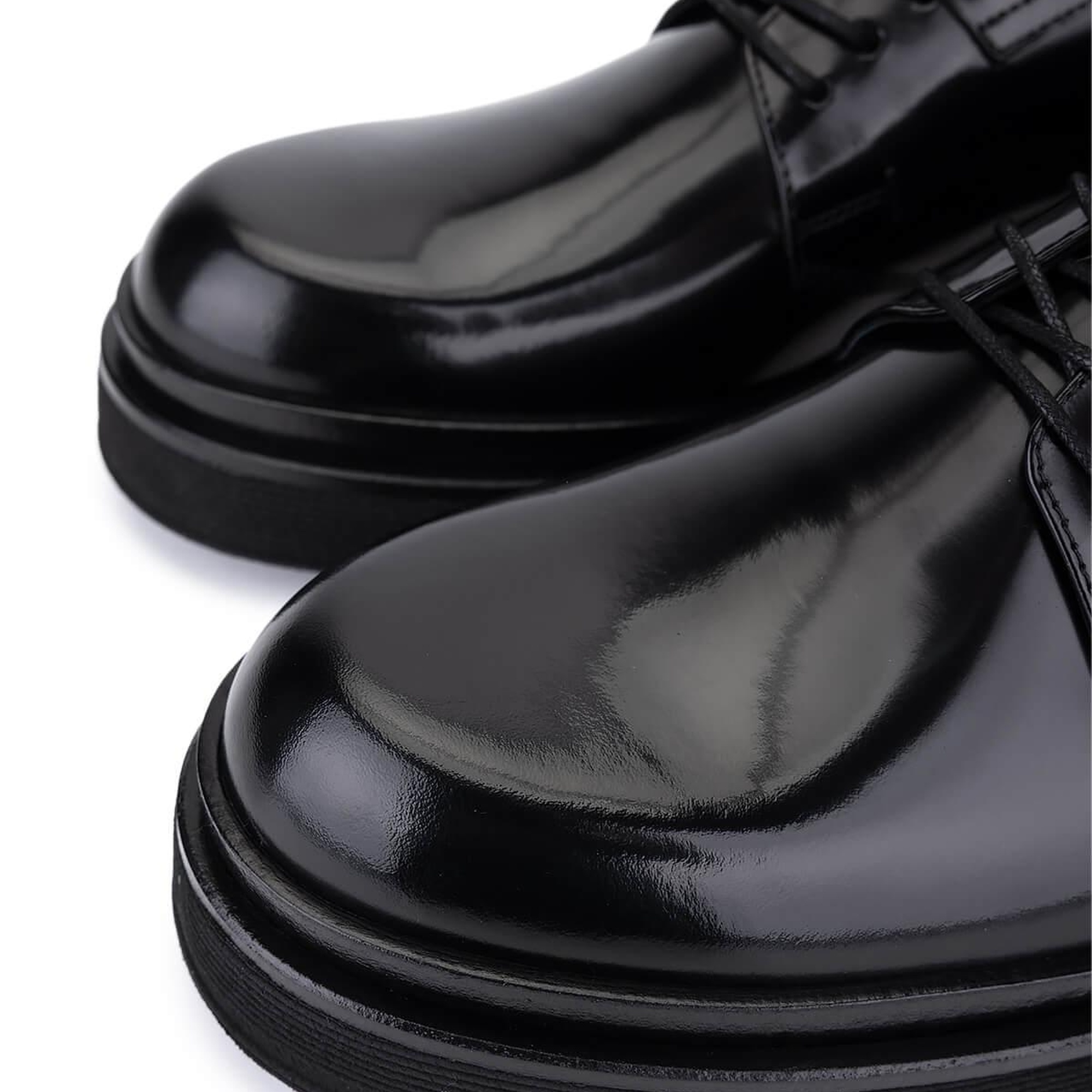 Tamer Tanca Erkek Hakiki Deri Siyah Deri Casual Ayakkabı