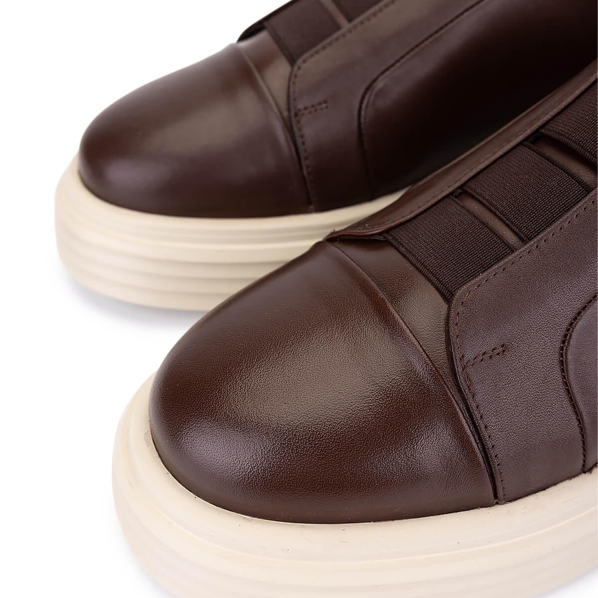 Tamer Tanca Erkek Hakiki Deri Kahverengi Sneakers & Spor Ayakkabı