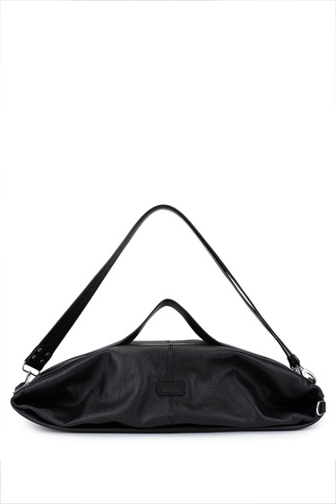  Tamer Tanca Unisex Hakiki Deri Siyah Floter Sırt Çantası