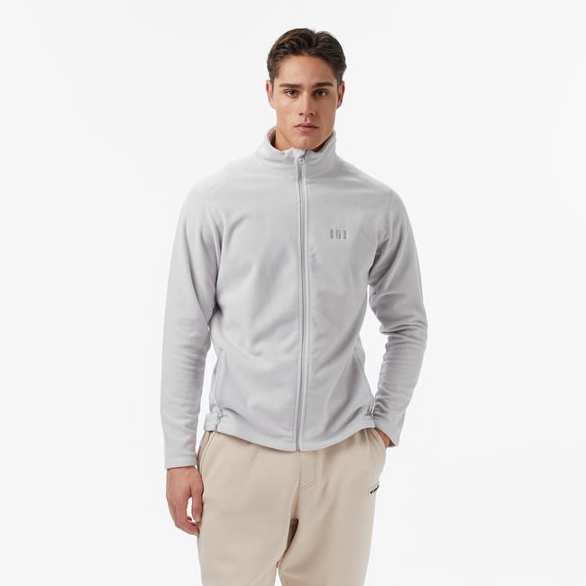  Helly Hansen Fullzip Erkek Gri Outdoor Polar Mont