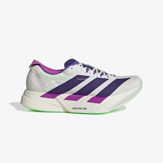  adidas Adizero Adios Pro 4 Unisex Beyaz Koşu Ayakkabısı