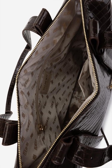  Valmenti Kadın Suni Deri Kahverengi Omuz Çanta