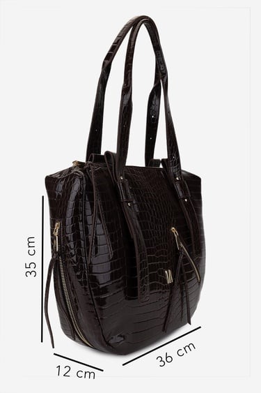  Valmenti Kadın Suni Deri Kahverengi Omuz Çanta