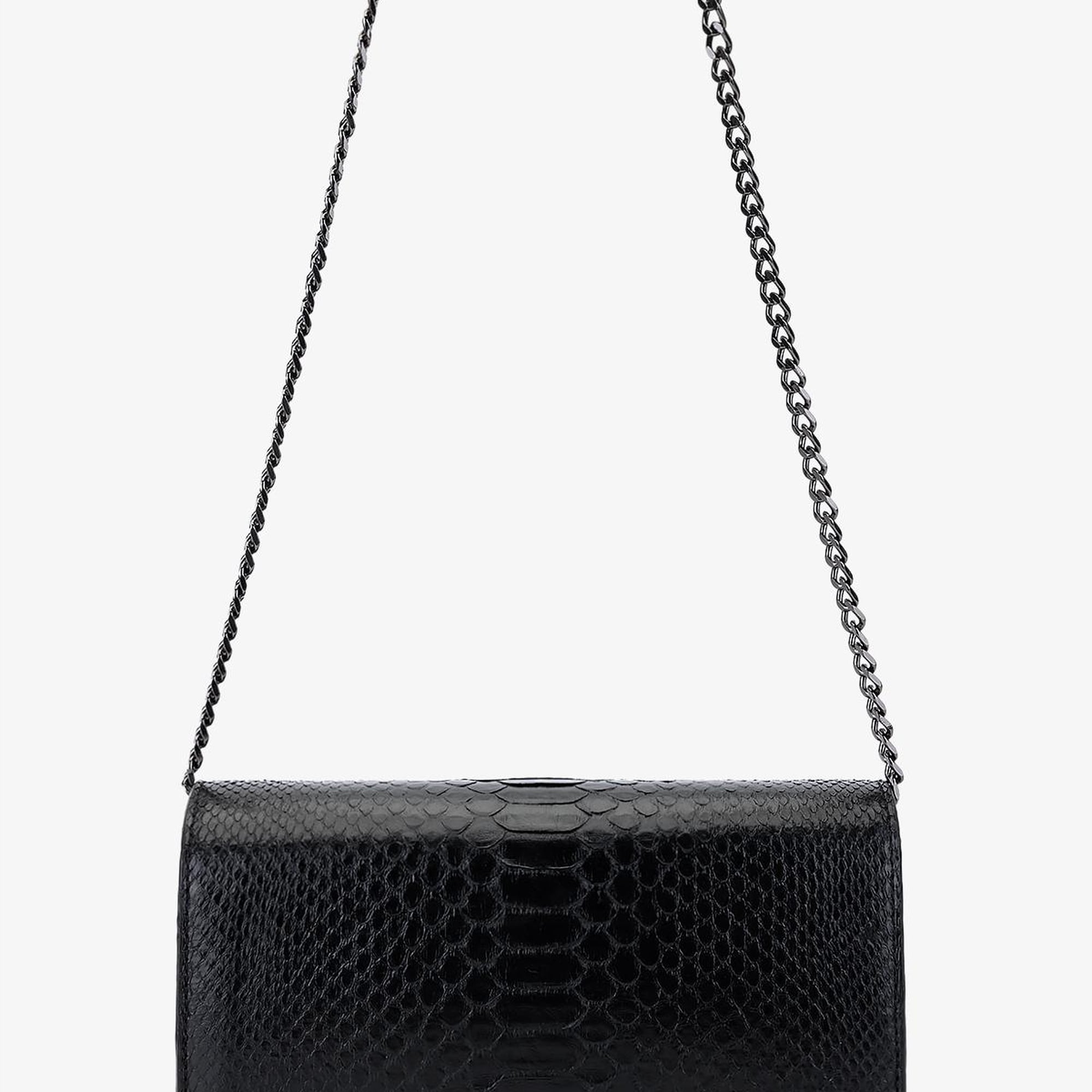 Valmenti Kadın Hakiki Deri Siyah Omuz Çanta