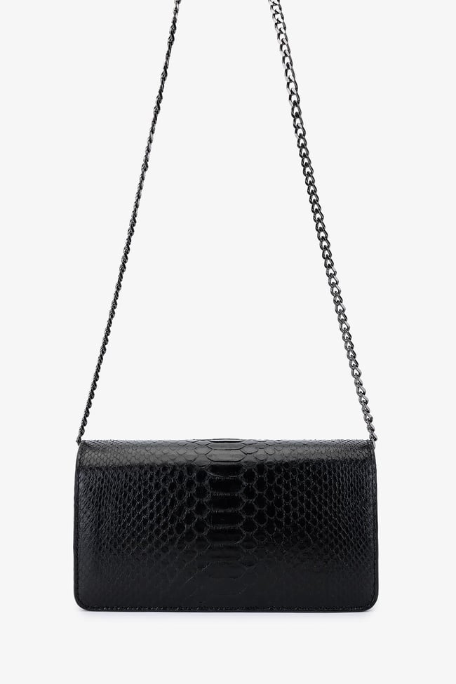  Valmenti Kadın Hakiki Deri Siyah Omuz Çanta