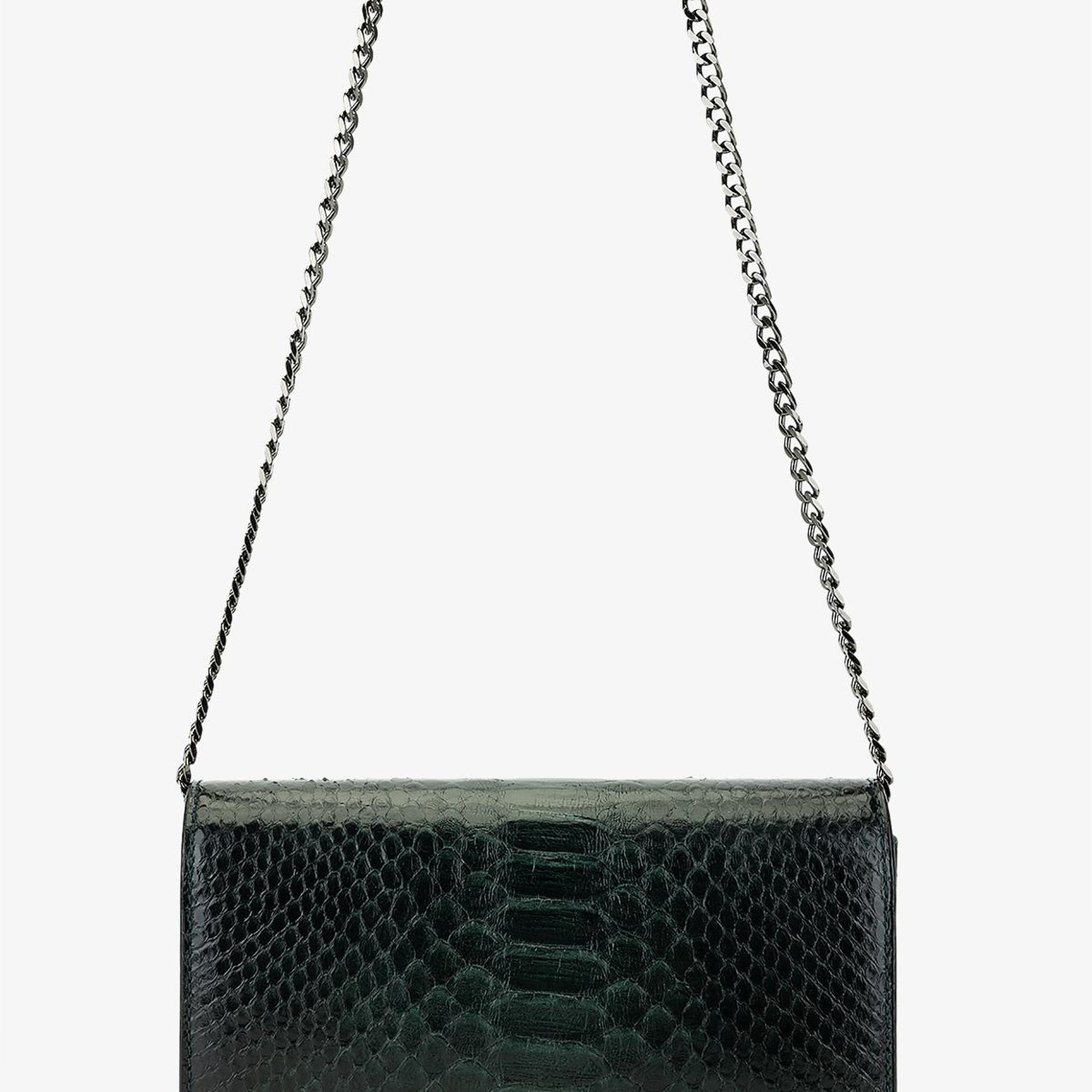 Valmenti Kadın Hakiki Deri Yeşil Omuz Çanta