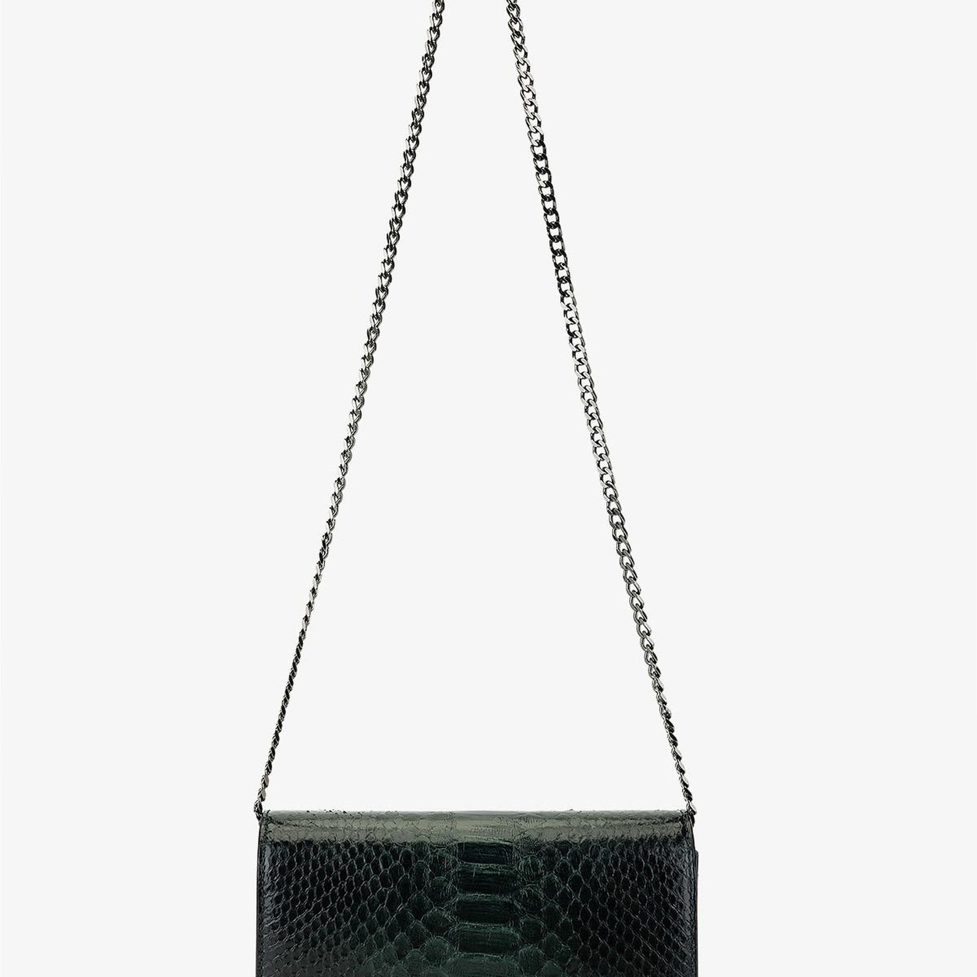 Valmenti Kadın Hakiki Deri Yeşil Omuz Çanta